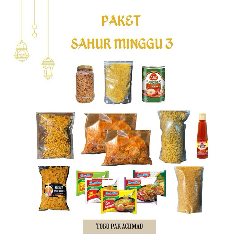 

PAKET LAUK anak kost 3