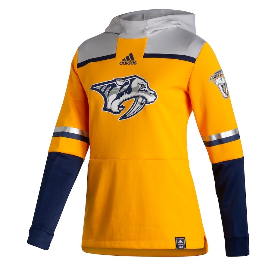Jaket Hoodie Adidas NHL Nashville Predators Reverse Retro ORIGINAL