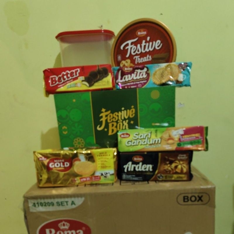 Roma Festive Box/Parcel/Hempers Hari Raya Set A dan Set B