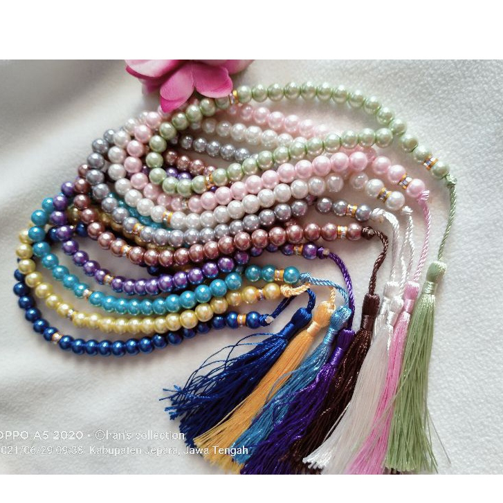 tTasbih mutiara premium isi 33 / tasbih mutiara Turki/tasbih murah /oleh2 haji dan umroh by asya