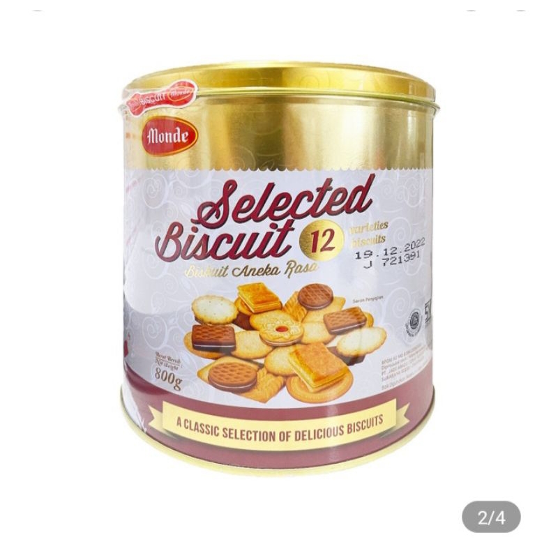 

Monde selectiion biskuit gold assorted 800 gr