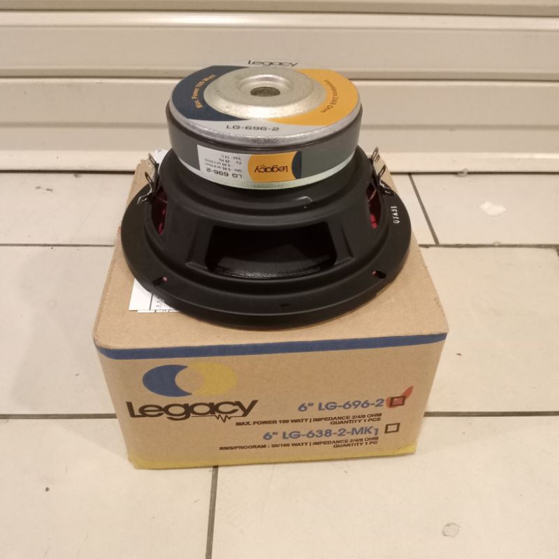 SUBWOOFER SPEAKER 6 INCH LEGACY 696-2 LEGACY -2 TERLARIS