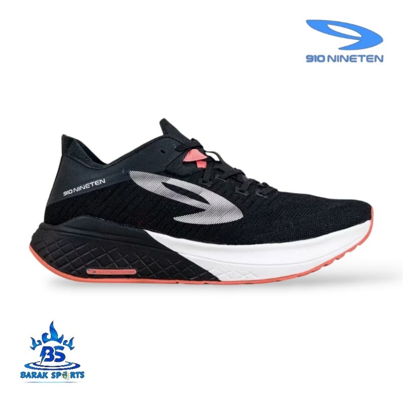 910 Nineten HANNA - HITAM / PUTIH / MERAH, Sepatu Lari Running 910 Nineten Original Terlaris