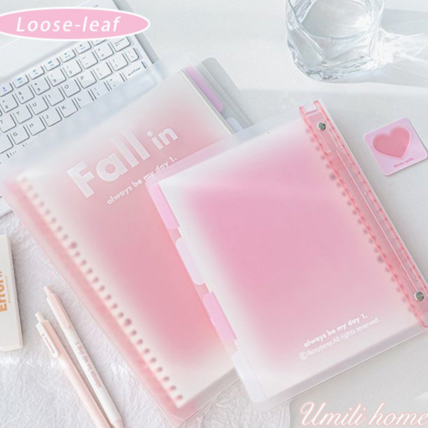 

Binder B5 A5 Notebook Aesthetic Buku Tulis Sekolah Binder Untuk Kuliah Lucu Buku Diary Korea Besar Buku Catatan Loose Leaf Notebook Notepad Cute Alat Tulis Stationery School Stuff Pink