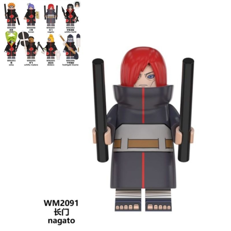 Mainan Naruto Uzumaki Nagato Mainan kolektor anak laki Nagato Murid Jiraiya Naruto Uzumaki