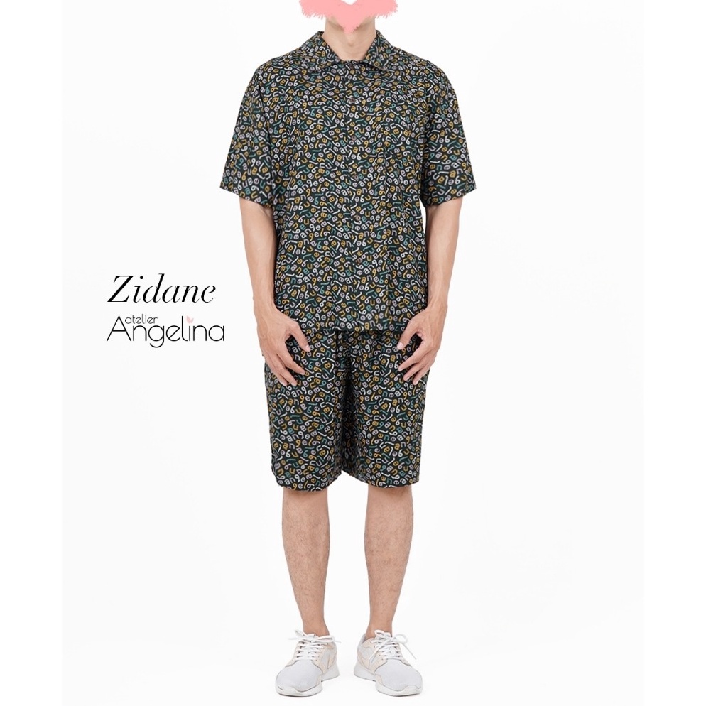 KODE J23K PIYAMA DEWASA ZIDANE  BASIC VISCOSE ATELIER ANGELINA