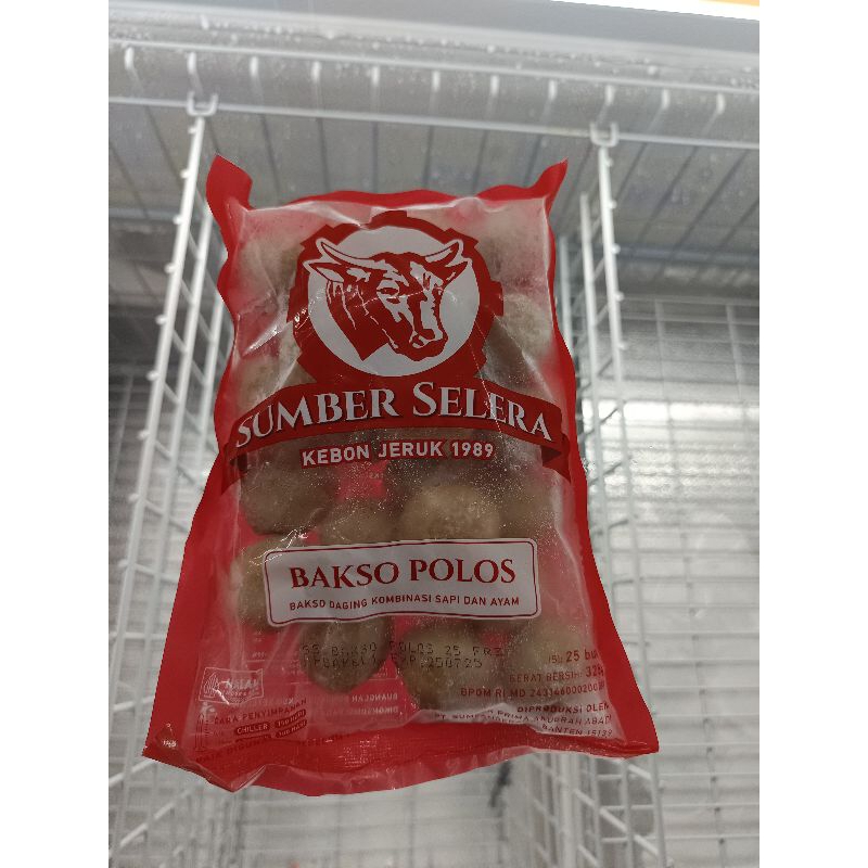 

BAKSO SAPI POLOS SUMBER SELERA 325 GR