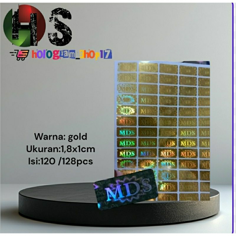 

stiker hologram MDS