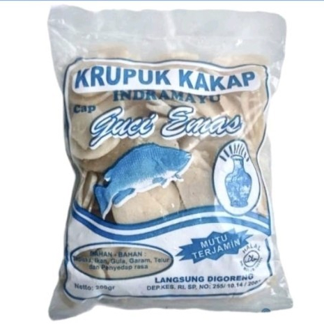 

Kerupuk Guci Mas / Emas Kakap Indramayu