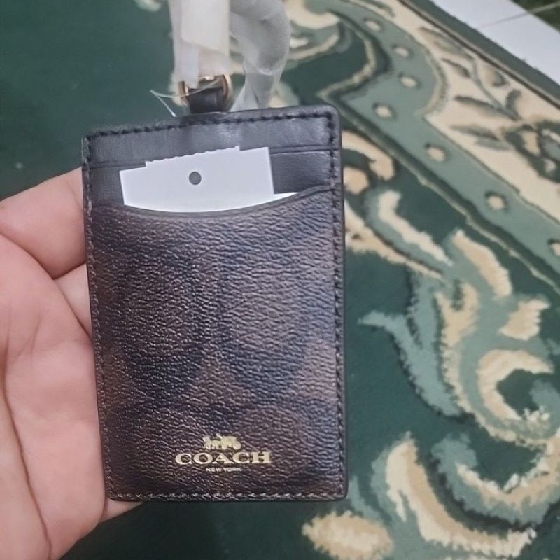 

LANYARD COACH AUTHENTIC - SIGNATURE BROWN