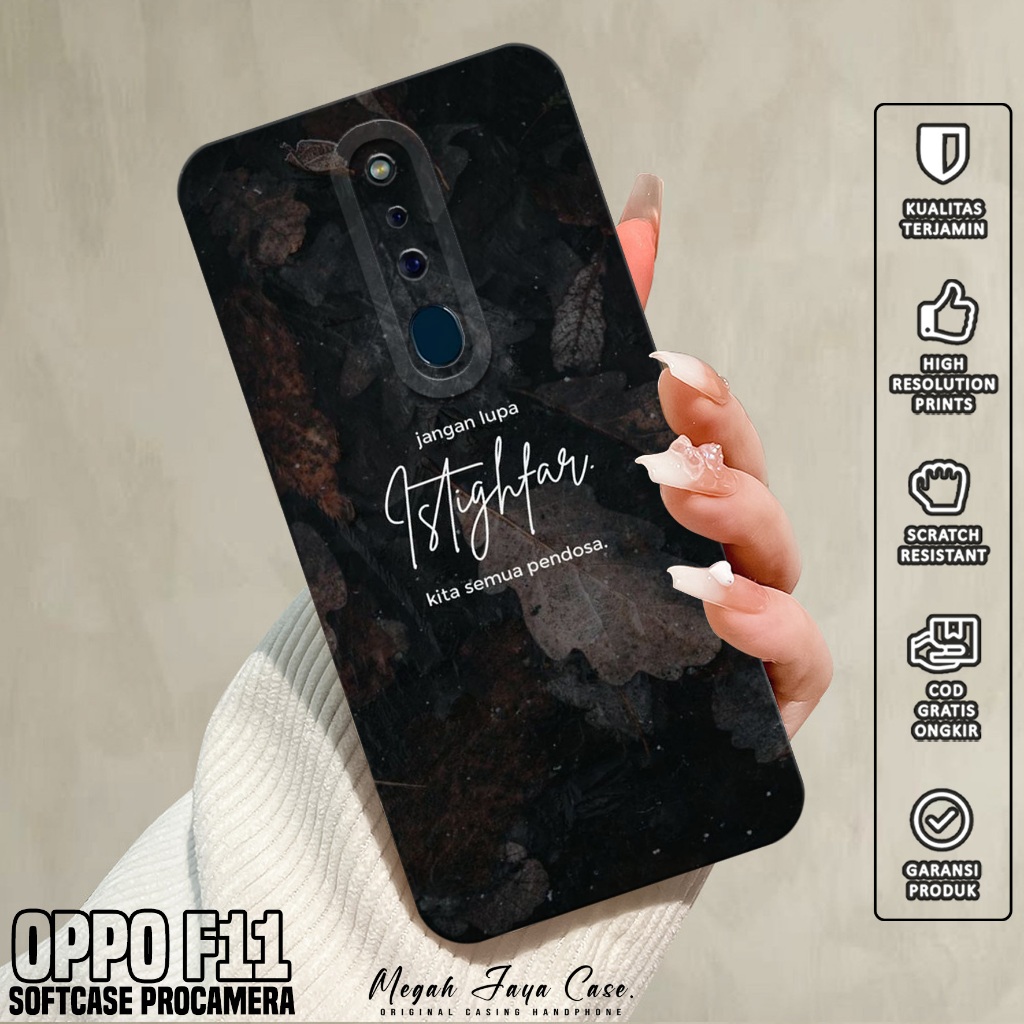 Softcase Hp OPPO F11 - Casing Hp OPPO F11 Motif QUOTES - Silikon Hp - Case OPPO F11 - Kesing Hp OPPO