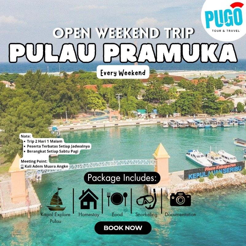 Paket Tour Open Trip Wisata Pulau Pramuka (Pulau Seribu)