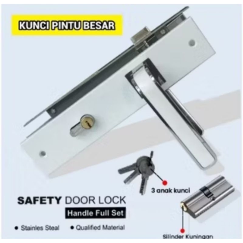 gagang pintu kamar. hendel pintu ongkel