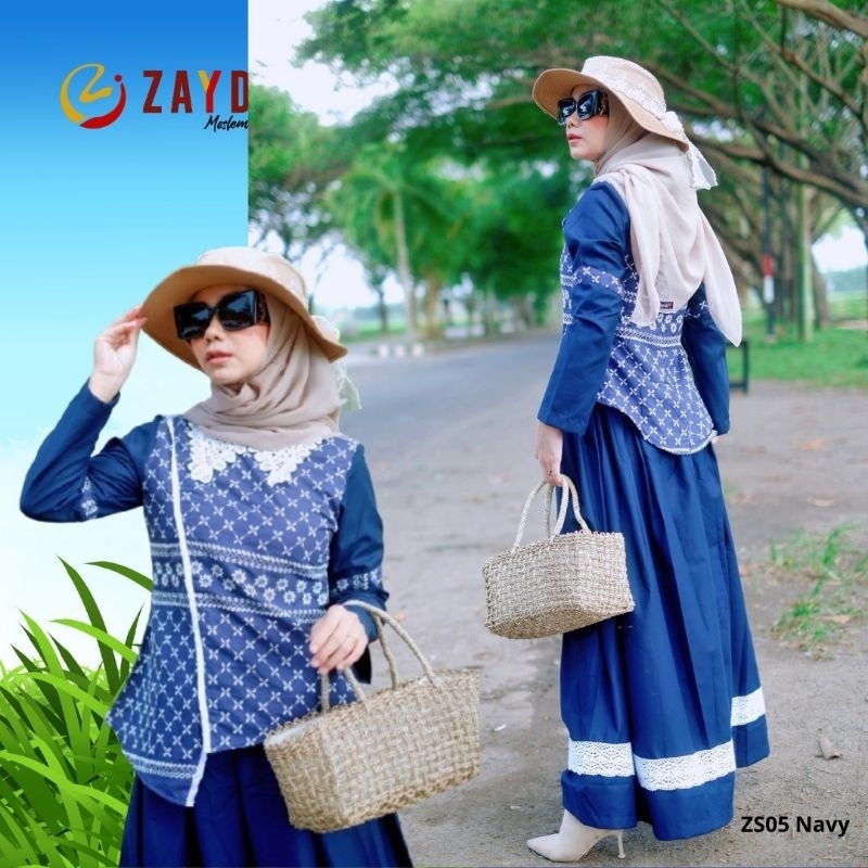 Setelan rok blouse ZS05 by zayda