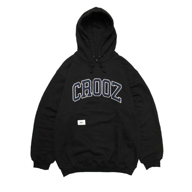 Hoodie Crooz Black Misty Sweater Pria Wanita