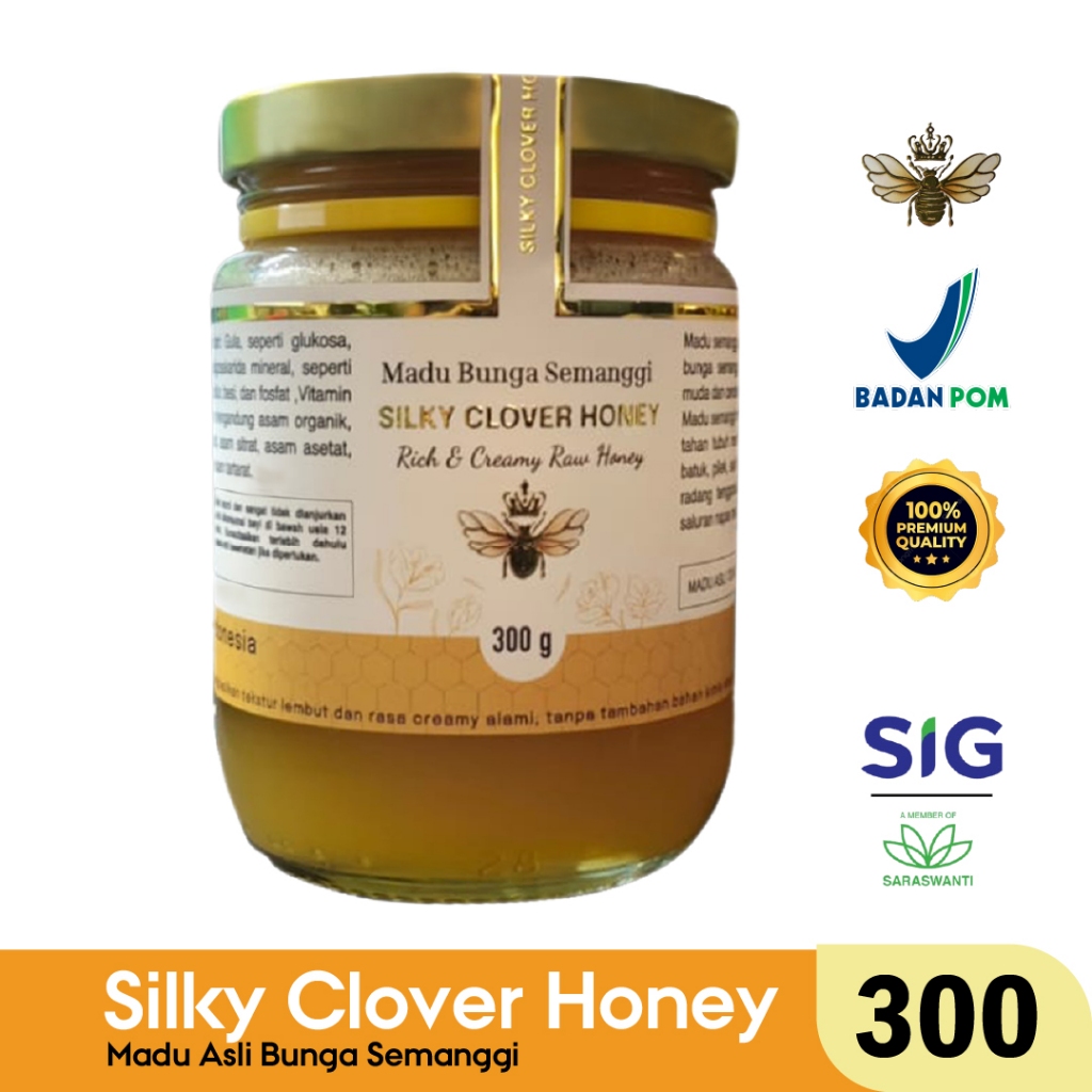 

NO_MORE Silky Clover Honey - Madu Asli Bunga Semanggi 300 Gram