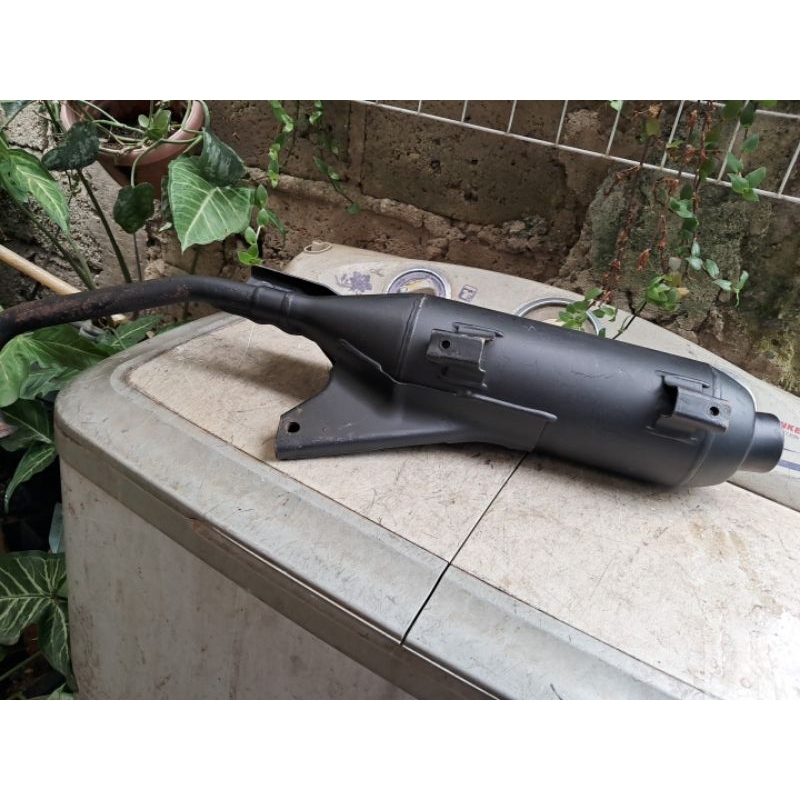 Knalpot mio j soul gt 115 yamaha original ori copotan standar fullsystem fullset tinggal pasang ajah