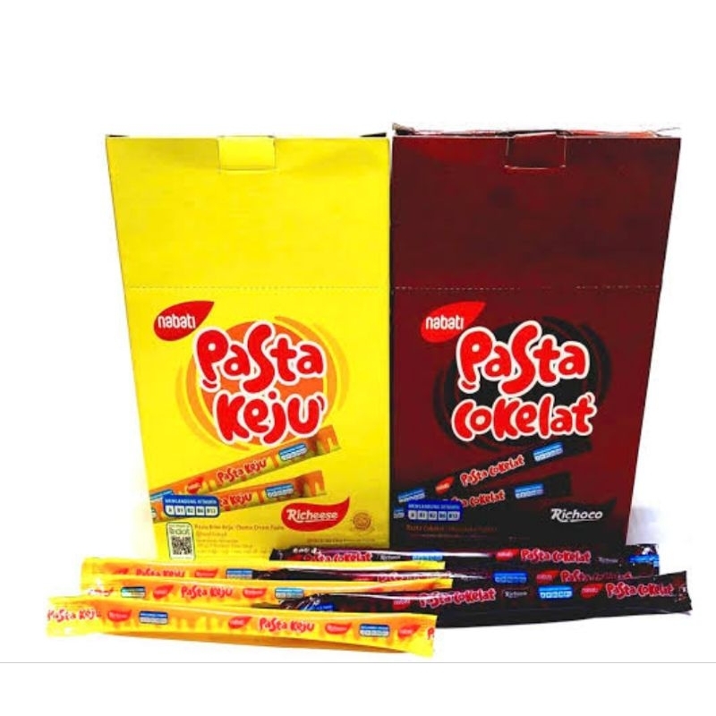 

Nabati Stick pasta keju dam coklat isi 30 stick