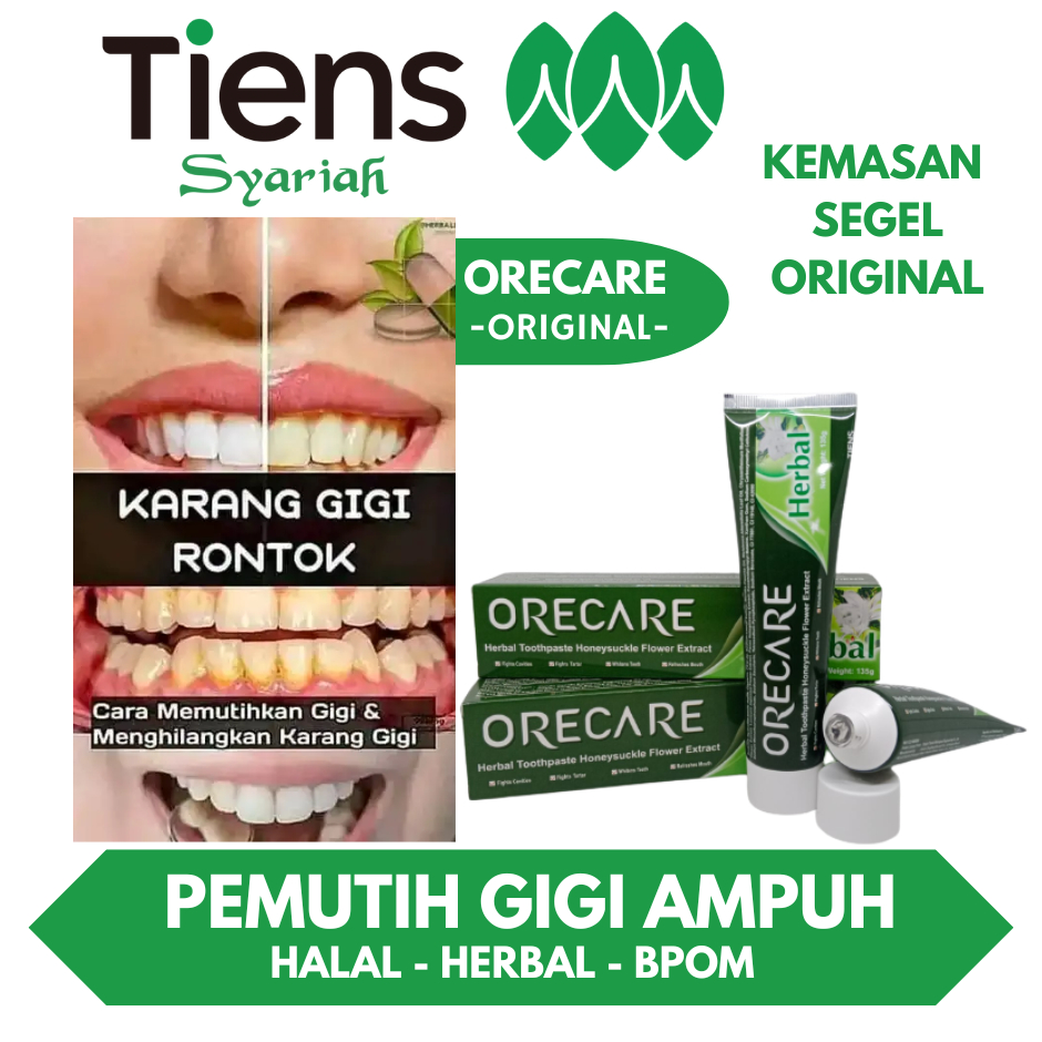 ODOL PEMUTIH GIGI DAN PENGHILANG KARANG GIGI ODOL PEMUTIH PENGHILANG KARANG GIGI ODOL ORECARE
