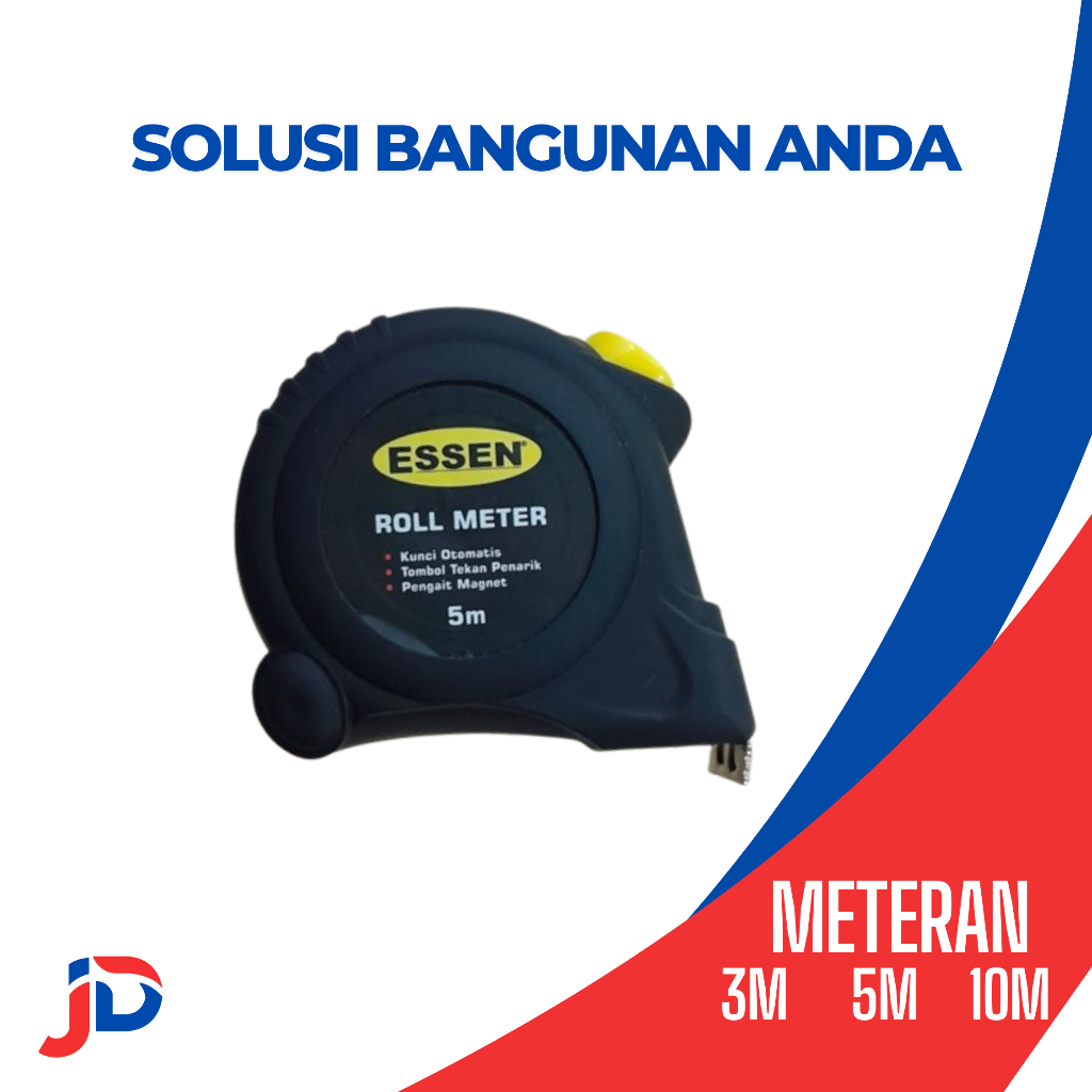 Meteran ESSEN 3 5 7.5 10 meter / Meteran Tukang