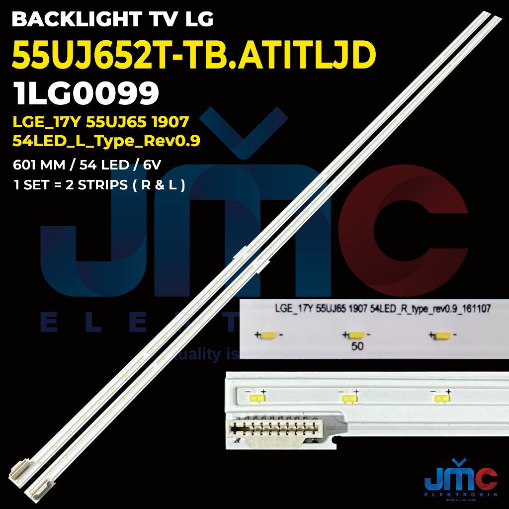 Backlight TV LG 55 Inch 55UJ652T-TB.ATITLJD LGE_17Y 55UJ65 1907 54LED_R_type_rev0.9