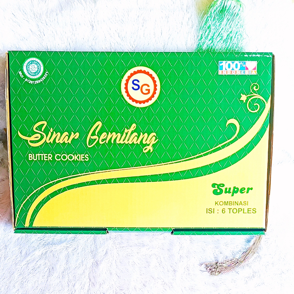 

COOKIES PAKET Hijau Super Isi 6 [Baca Deskripsi]