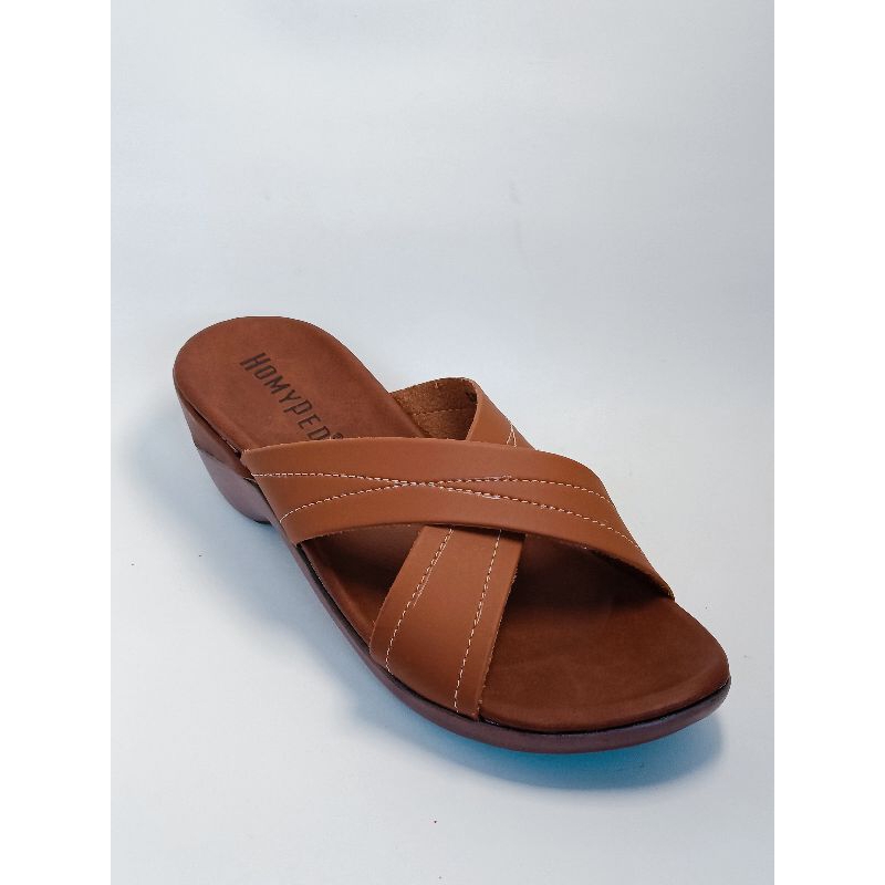Homyped lisa  N52 Sandal wedges wanita Sandal Slop Wanita  Wanita Sandal Homyped