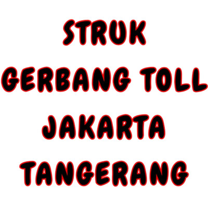 

struk gerbang toll jakarta - Tangerang harga per struk