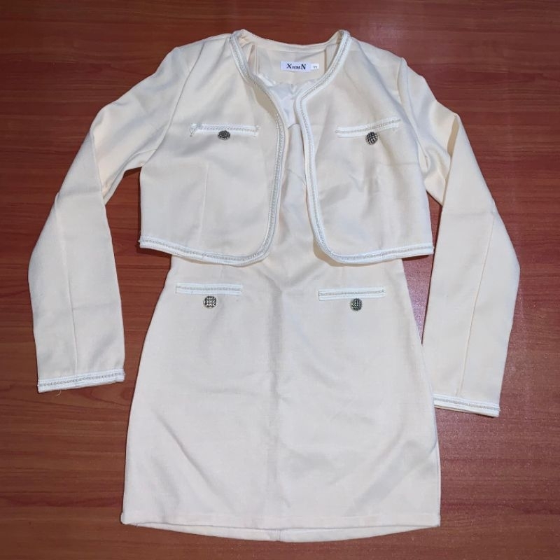 PRELOVED Satu Set Blazer & Rok Mini – Elegan & Stylish