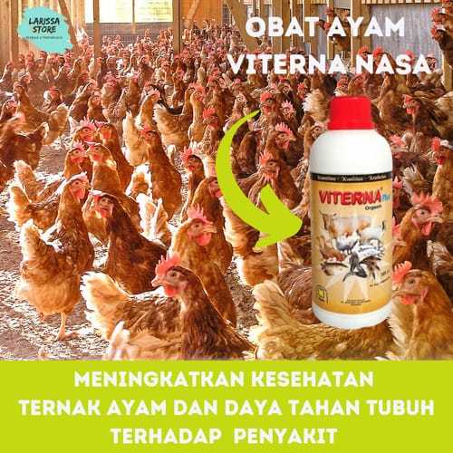 vitamin organik viterna nasa cair- VITERNA nasa 500cc- untuk sapi,kambing dan unggas