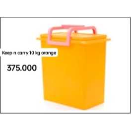 TUPPERWARE FLASH SALE - Keep n Carry 10 kg Ungu / Kuning (1 pc) PROMO HANYA Rp. 375.000