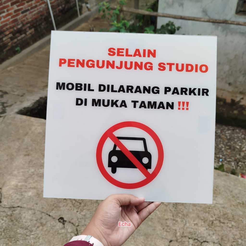 

PAPAN AKRILIK dan STIKER, DILARANG PARKIR - SELAIN PENGUNJUNG, AKRILIK CUSTOM, FREE DESAIN ( A 239 )