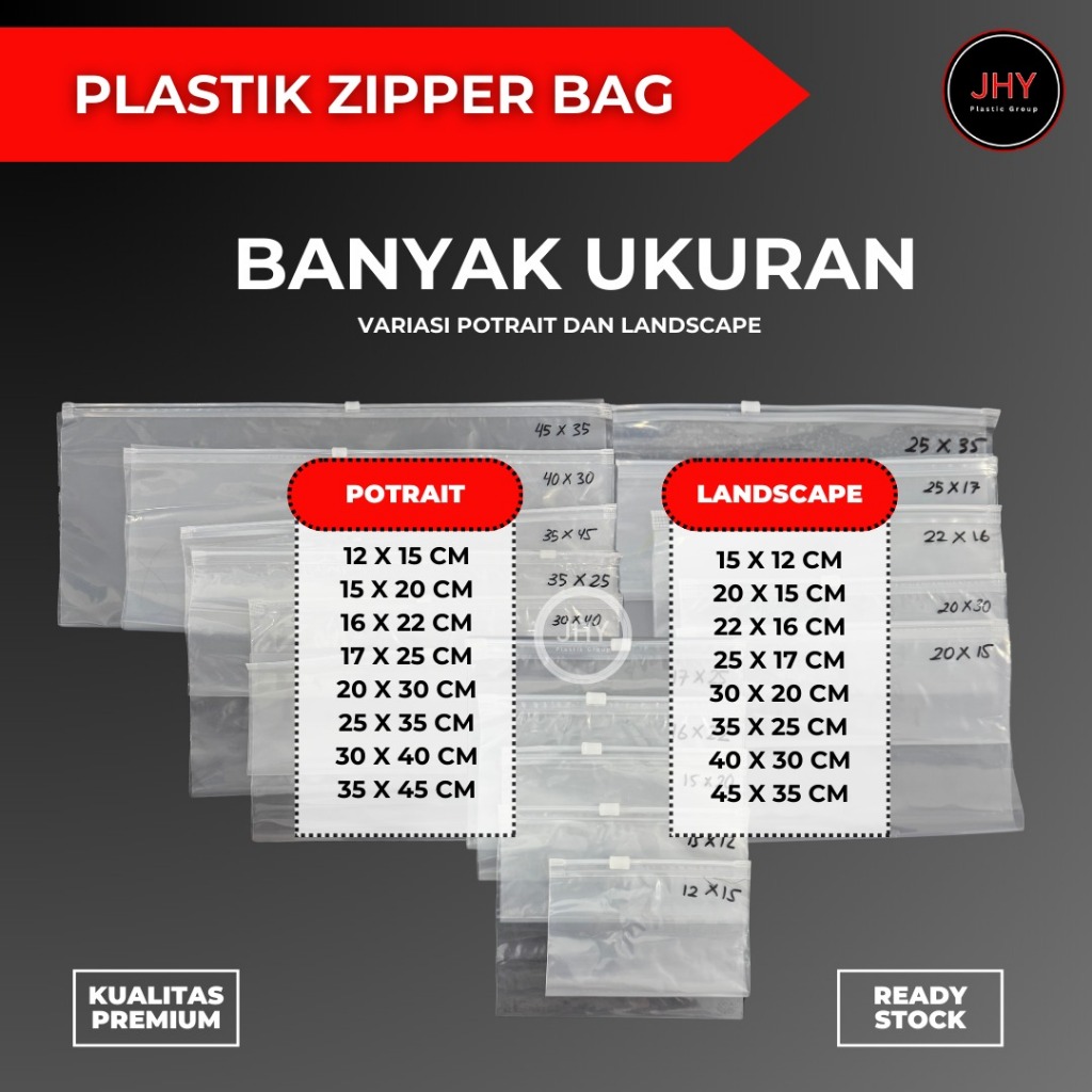 Plastik Ziplock plastik ZIPPER BAG Doff Premium