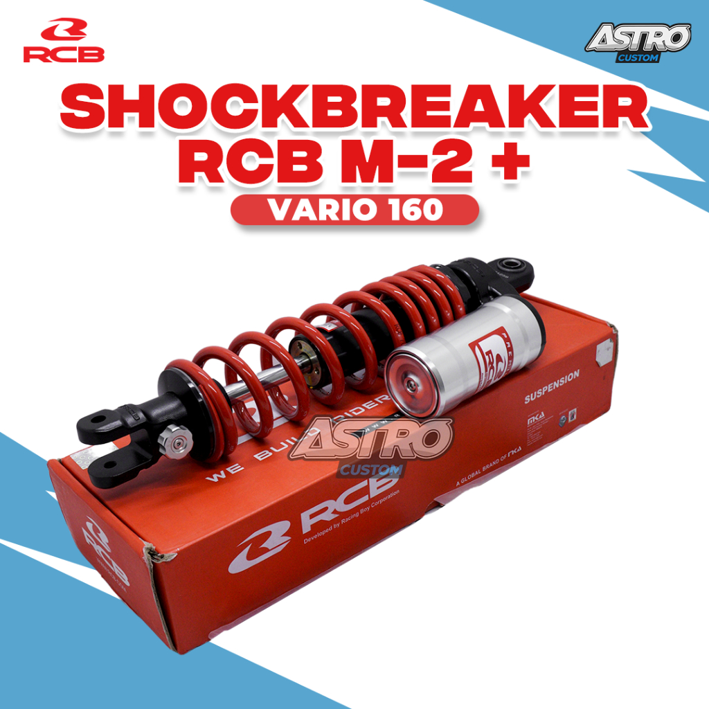 RCB Monoshock Vario 160 340MM MB-2+ Series Shockbreaker Sokbreaker Shock Belakang Tabung Racing CVT