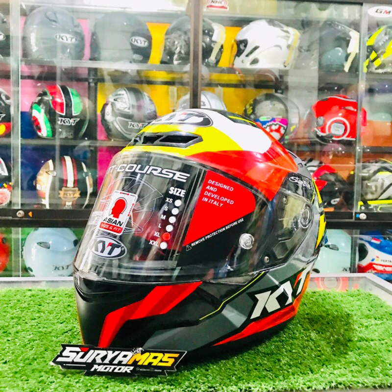 Helm KYT TT COURSE Full Face Motif