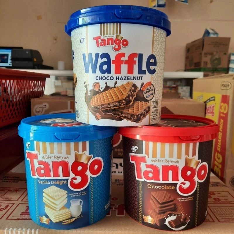 

Tango Jar / Timba 1 Dus Isi 6 - Rasa Coklat - Vanilla - Tango Waffle - Stokis NASA
