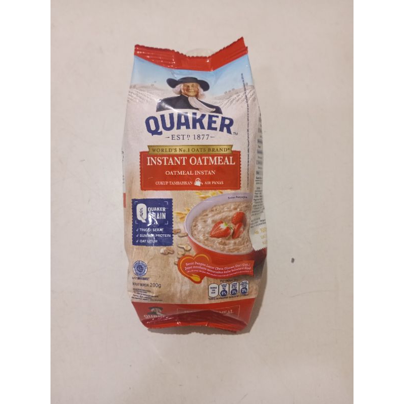 

Quaker instant oatmeal 200gr