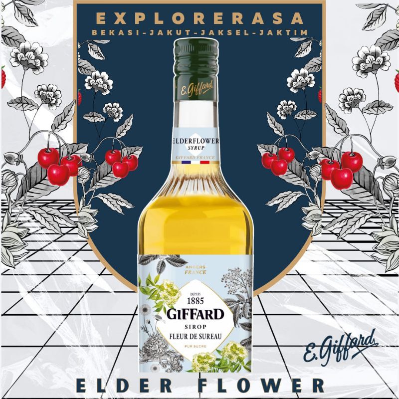 

Giffard syrup rasa Elder Flower 1liter