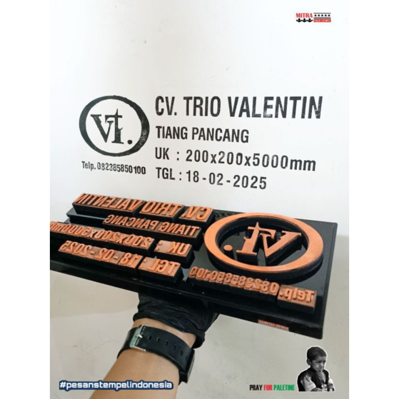 

Stempel Beton Kode Produksi Bongkar Pasang