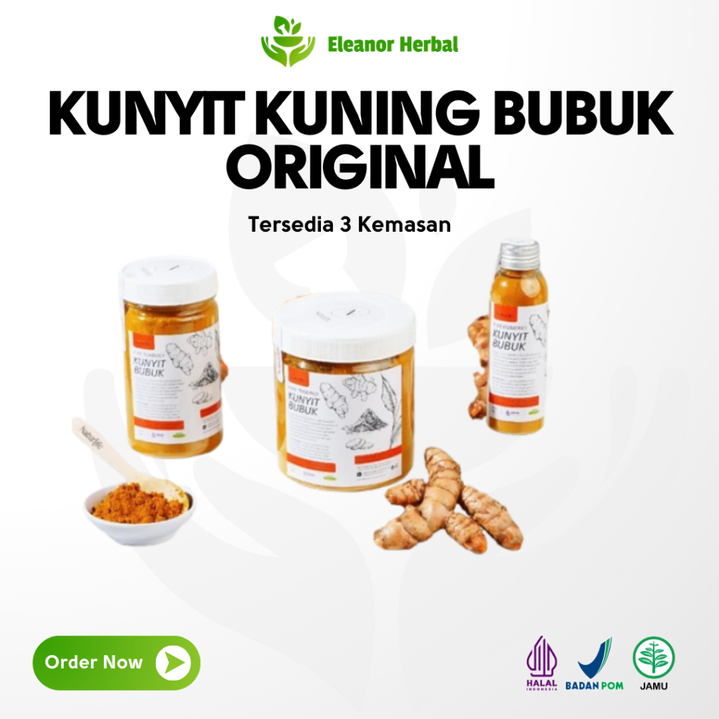 

KUNYIT KUNING BUBUK TUMERIC POWDER PREMIUM