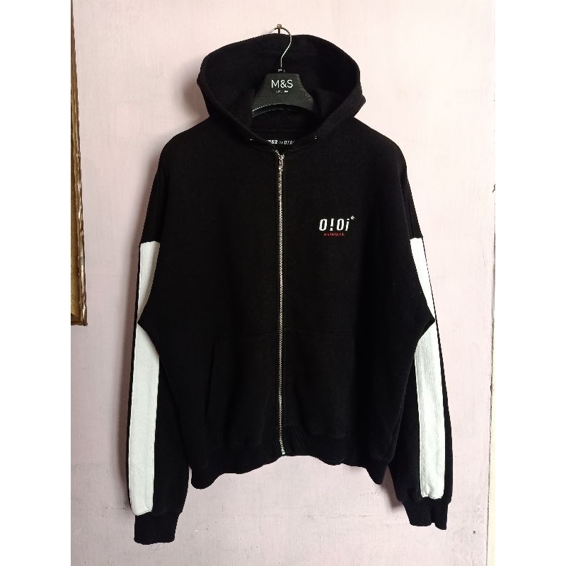 oioi hoodie zipper oversize