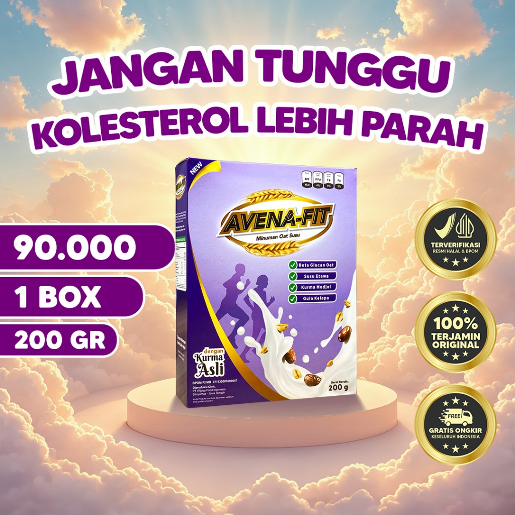 

Avena-Fit Oat - Atasi Magh Permasalahan Lambung Sereal Gandum Bergizi
