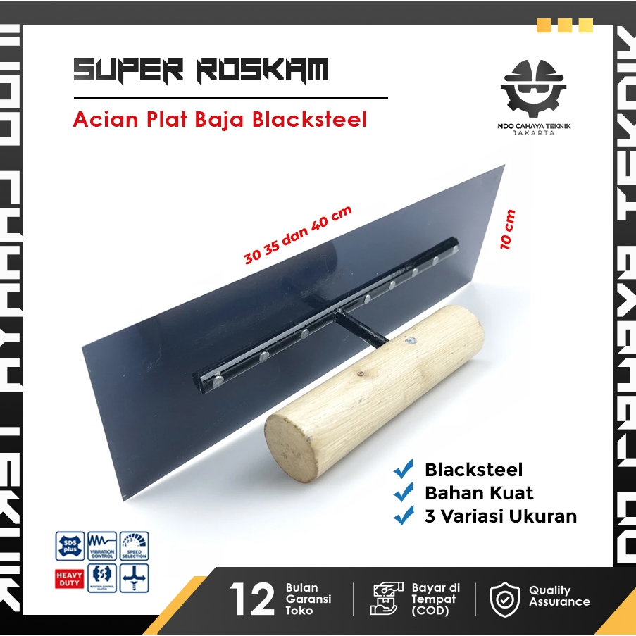 Super Roskam/Acian Plat Baja Blacksteel