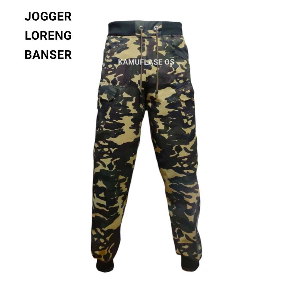 Jogger Banser Loreng Pria Wanita
