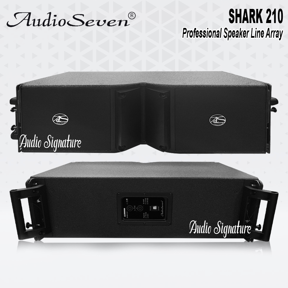 AUDIO SEVEN SHARK 210 Speaker Pasif LineArray Line Array Original 2 x 10 Inch