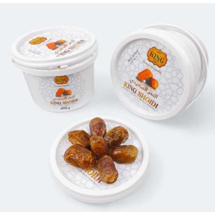 

Kurma King Shoidi Kemasan Bucket 400gr