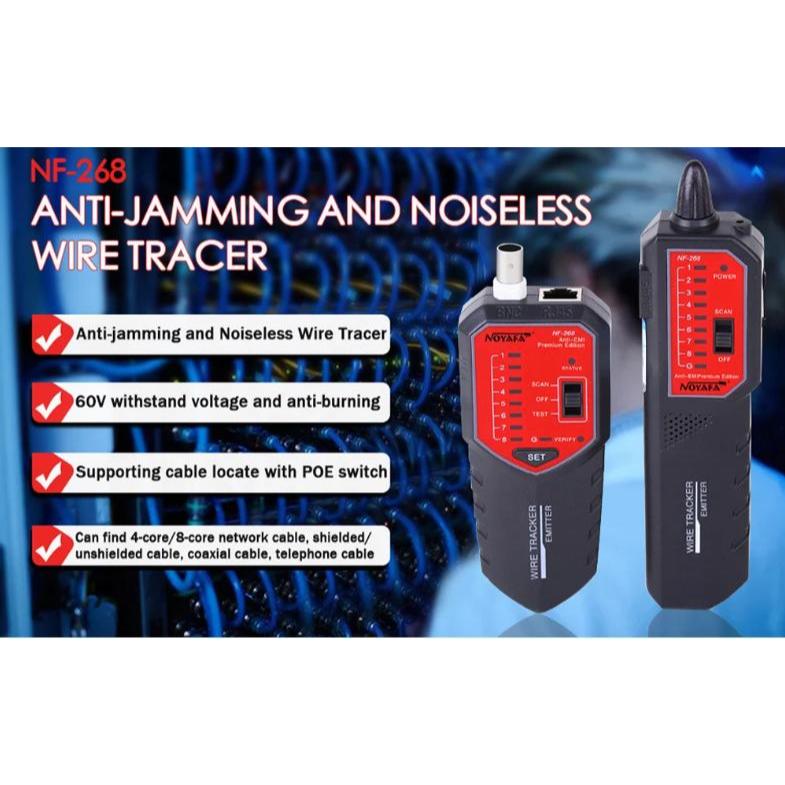 NOYAFA NF 268 LAN TESTER/TRACER/WIRE LOCATOR NOYAFA NF-268