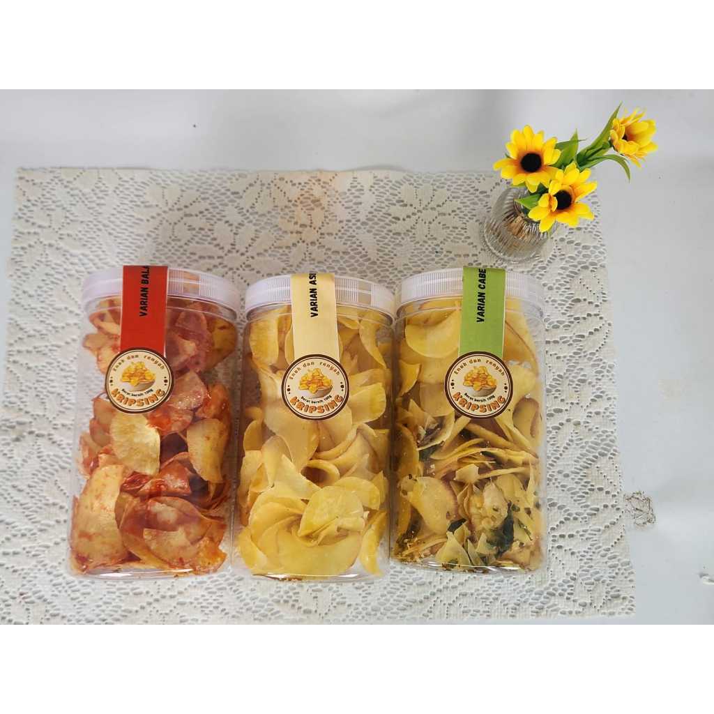 

Kripsing asin ukuran 100 gram enak ,renyah,dan gurih
