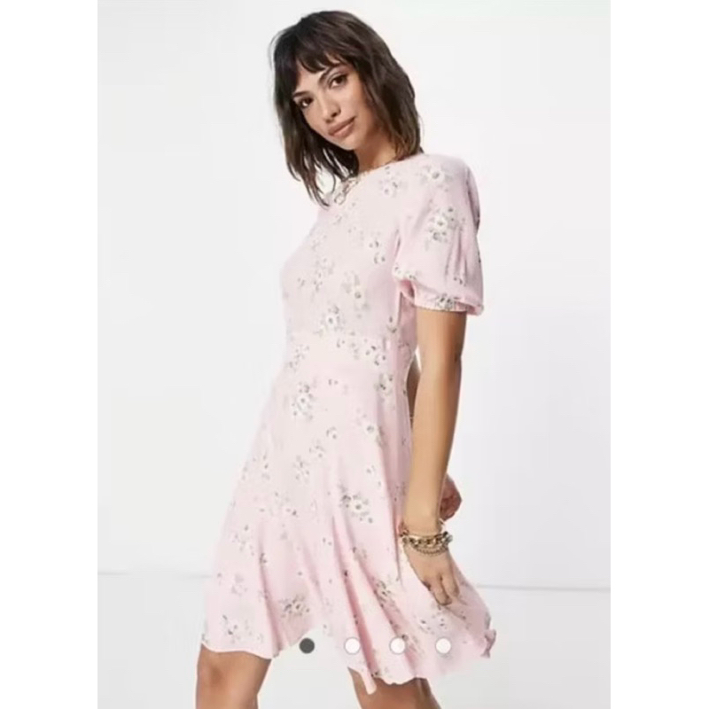 & Other Stories Pink Floral dress
