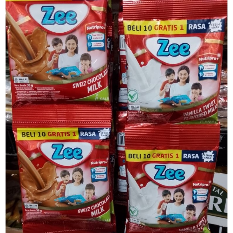 

N_S_Y Zee sachet 37 gram x 11sachet (khusus vanila 11pc)